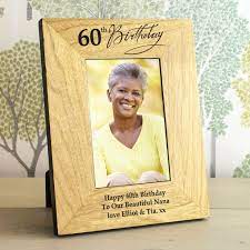 Personalised cushions make great gifts for any occasion! 60th Birthday Wooden Personalised Photo Frame The Gift Experience