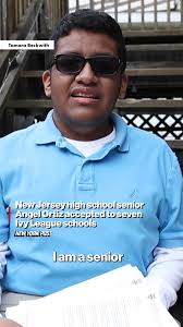 A New Jersey high school senior and class valedictorian defied the odds —  and his own expectations — by getting accepted to seven Ivy League schools.  👏