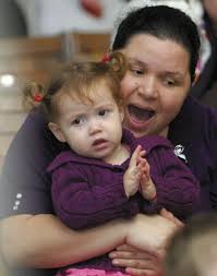 Santa's visit draws more than 75 kids, adults