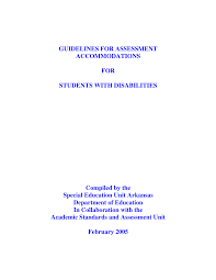 Rachelle dene poth shares what she has learned. Http Arksped K12 Ar Us Documents Specialprojects Guidelines 20for 20assessment 20accommodations Pdf