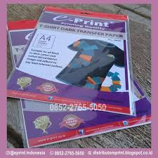 Kertas Transfer Paper Kaos 62 852 2765 5050 Kertas Kain Kaos