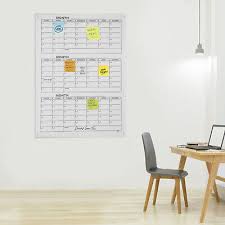 Acrylic Quarterly Planner Whiteboard Schedule Mark Board Dry Erase Wall  Calendar