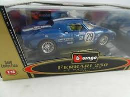 To continue the gt dominance, ferrari realised that, after ten years, the successful 250 gt series had to be abandoned for a completely new car. 1 18 Bburago Gold Collection 3333 Ferrari 250 Le Mans 1965 29 Blue Ebay