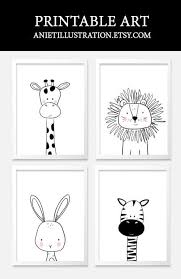 Black And White Objects For Kids Black And White Nursery Kids Art Printable Nursery Wall Art Nursery Wall Art Printable Art For Kids Baby Art