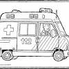 Polizeiauto ausmalbild einfach / : 1