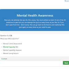 Which of these is a common symptom of schizophrenia? Mental Health Awareness Cpd Online Training Course