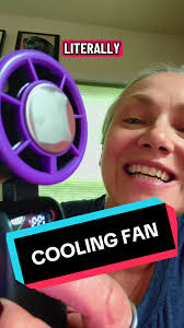 The best little cooling fan for only ten bucks!  ##hotflashes##menopausetok##perimenopause##wdncclub##cool