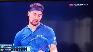 Fognini y caruso, en plena discusión | twitter. Fognini Caruso Tennis Youtube