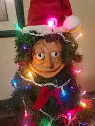 Vintage Telco Christmas Singing Tree Mr.Everett Green