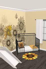 This paper sunflower wall art looking stunning on wall, you can decorate it in your living room diy making a pot of sunflower! Sunflower Baby Room Decor Novocom Top