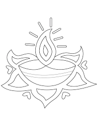 Diya Rangoli Coloring Page Download Free Diya Rangoli Coloring Page For Kids Coloring Pages Rangoli Colours Diya Rangoli