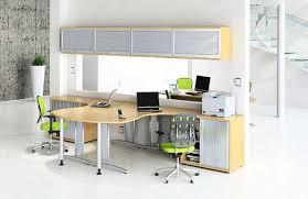 If you have a dedicated home office, you can go for a big desk that becomes the focal. Office Desk 2 Desks In Small Office
