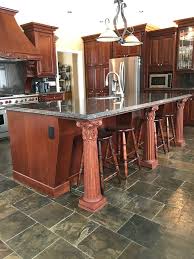 Serving diy hobbyists, cabinetmakers & furniture makers. Kitchen Island With Corinthian Column Supports Kitchen Islands And Bars