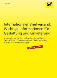 Haßlocher straße 26 65428 rüsselsheim am main. Http Www Post Und Telekommunikation De Put 1fundus Dokumente Info Und Leitfaeden Deutschepost Handlingbroschuere Brief International 2016 Pdf