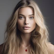 January birthstone necklace