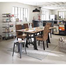 Industrial Extendible 8 10 Seater Dining Table L180 220 Table Salle A Manger Table Extensible Bois Table A Diner