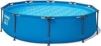 Amazon Com Bestway 56407 Steel Pro Above Ground 10ft X 30in Frame Pool Set W Filter Pump 10 Feet By 30 Inch Blue Garden Pool Bestway Easy Set Pools