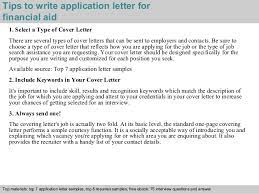 Sample cover letter & sample proposal for funding support uses for document ¾ proposals to corporations, civic clubs and organizations ¾ simple corporate or foundation grants not requiring specific application form ¾ solicitation of sponsorships (include donor benefits for each level of sponsorship) ¾ notes for speeches or oral funding requests Financial Aid Application Letter