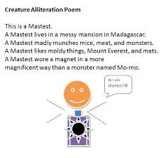 (note, only list existing abilities within their respective groupings). Creature Alliteration Poems