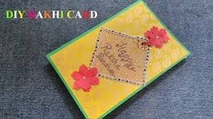 A white blank slip has been attached to the inside of the card for your own personal message. Rakhi Card Handmade Raksha Bandhan Card How To Make Raksha Bandhan Card Useful Creations Youtube
