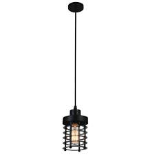 Globe Electric 1 Light Black Vintage Plug In Hanging Pendant With Black Woven Cord And Black Socket Pack Of 3 65208 The Home Depot In 2020 Globe Electric Cwi Lighting Black Pendant