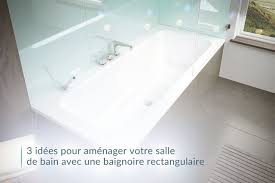 Idée comment intégrer une petite baignoire d angle dans une salle de bain sous combles, modèle de salle de bain avec baignoire et cabine de douche. 3 Idees Pour Amenager Votre Salle De Bain Avec Une Baignoire Rectangulaire Isi Bricole