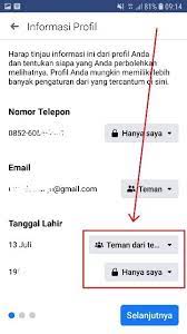 Musdeoranje Net Cara Menyembunyikan Tanggal Lahir Di Facebook Terbaru Tanggal Kelahiran Facebook