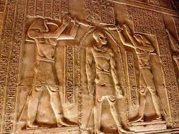 Horus And Thoth Purifying Ptolemy Xiii An Inscription On The Temple Of Kom Ombo Egypt Ancient Egypt Egypt Ancient