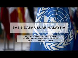 ( 1 ) zaman prasejarah. Nota Sejarah Tingkatan 5 Kssm Bab 9 Dasar Luar Malaysia Youtube