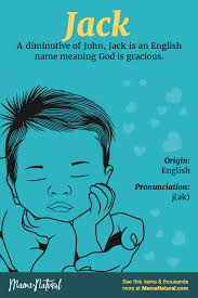 Jack Name Meaning Origin Popularity Boy Names Like Jack Mama Natural Names With Meaning Boy Names Baby Boy Names