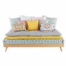 Panche su home24 ampia scelta di prodotti consegna gratuita reso gratuito entro 30 giorni. Gaddiposh Matratze Aus Hellblauer Baumwolle Mit Blumendruck 90x190 Canape Enfant Banquette Maison Du Monde Decoration Chambre Enfant