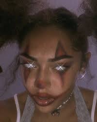 Pin By Esmee On Tiktok Girls In 2020 Halloween Makeup Clown Cute Clown Makeup Cute Halloween Makeup