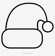 Printable santa hat coloring pages for kids. Santa Hat Coloring Page Dechome Me And Line Art Clipart 3734293 Pikpng