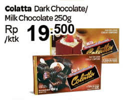 Coklat dengan harga terjangkau ini sangat ideal untuk melengkapi resep adonan, topping, sampai dengan 4. Promo Harga Colatta Dark Chocolate Terbaru Minggu Ini Hemat Id