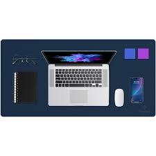 Maybe you would like to learn more about one of these? Knodel Desk Mat Office Desk Pad 40cm X 80cm Pu Leather Desk Blotter Laptop Desk Mat Waterproof Desk Writing Pad For Office And Home Dual Sided Darkblue Yellow Buy Online In Bosnia And Herzegovina