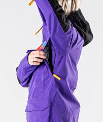 The North Face Team Kit Ski Jacket Peak Purple Flare Tnf Blk Ridestore Com