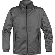 Grey Black Shell Jacket Black Jackets