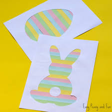 Let's crochet cute easter bunnies! Printable Easter Silhouette Craft Easter Bunny Template Easy Peasy And Fun