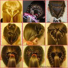 Heart Hairstyles Compilation 9 Ways To Make A Heart In Your Hair Hair Tutorial Hair Styles Valentines Hairstyles