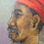 Profile Picture of Petion Savain Original, Signed Vintage Oil/Board Portrait Haitian ...on Google