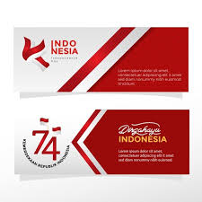 Banner Templates For Indonesia Independence Celebration In 2020 Banner Template Banner Template Design Banner