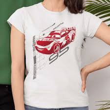 Lightning McQueen Digital Profile T-Shirt Cars