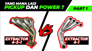 Jangan lupa kereta auto tak ada clutch. Yang Mana Lagi Pickup Dan Power Extractor 4 2 1 Vs Extractor 4 1 Exhaust System Part 1 Youtube