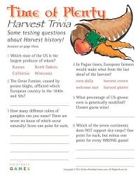 Mar 12, 2014 · printable trivia for seniors. Fall Harvest Thanksgiving Facts Trivia Fall Harvest
