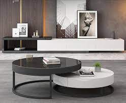 How to choose a coffee table. Tempered Glass Coffee Table With Drawer For Living Room Round Table Home Furniture White Black Color Combination Table Coffee Tables Aliexpress