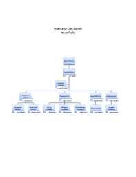 non profit organizational chart example free download