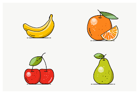 Vector Fruit Icons - Graphicsfuel