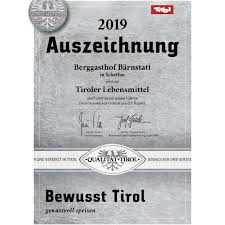 Barenstark Bewusst Tirol Auszeichnung 2019 Berggasthof Barnstatt In Scheffau Am Wilden Kaiser Setzt Auf Tiroler Lebensmittel Und Bieten Damit Seinen Gast In 2020 Food