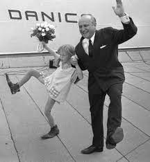 In nice very good/fine condition (slight split tearings along horizontal fold line), see picture. Inger Nilsson Wikipedia