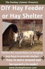 This diy hay feeder for round bales has helped prevent hay waste and worked as a hay shelter for hay bags. Diy Hay Feeder Hay Shelter Round Bale Feeder To Reduce Waste